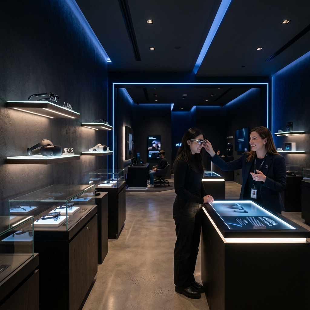 Showroom NexShop - Trung tâm trải nghiệm kính thông minh AR/VR